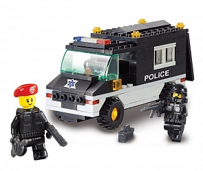 Конструктор - Военная полиция: машина с фигурками, 127 деталей (Sluban, M38-B1600 (72))